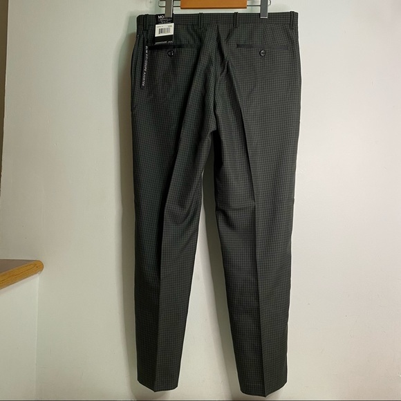 NEW Mondo Di Marco Black Slim Fit Mens Dress Pants - Picture 6 of 12